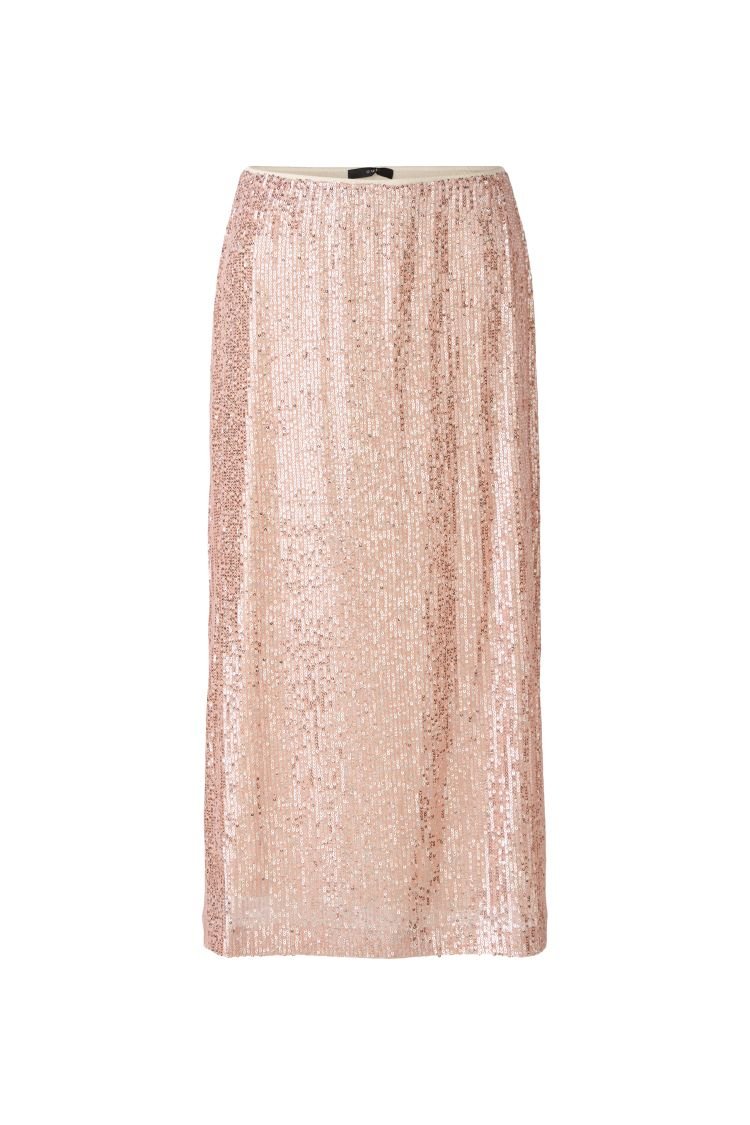 Pink glitter midi skirt best sale