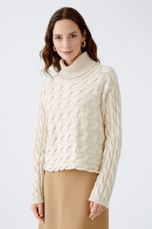 Oui Whitecap Turtleneck Jumper