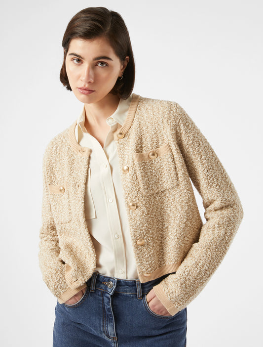 Penny Black Nicolas Cardigan in Sand