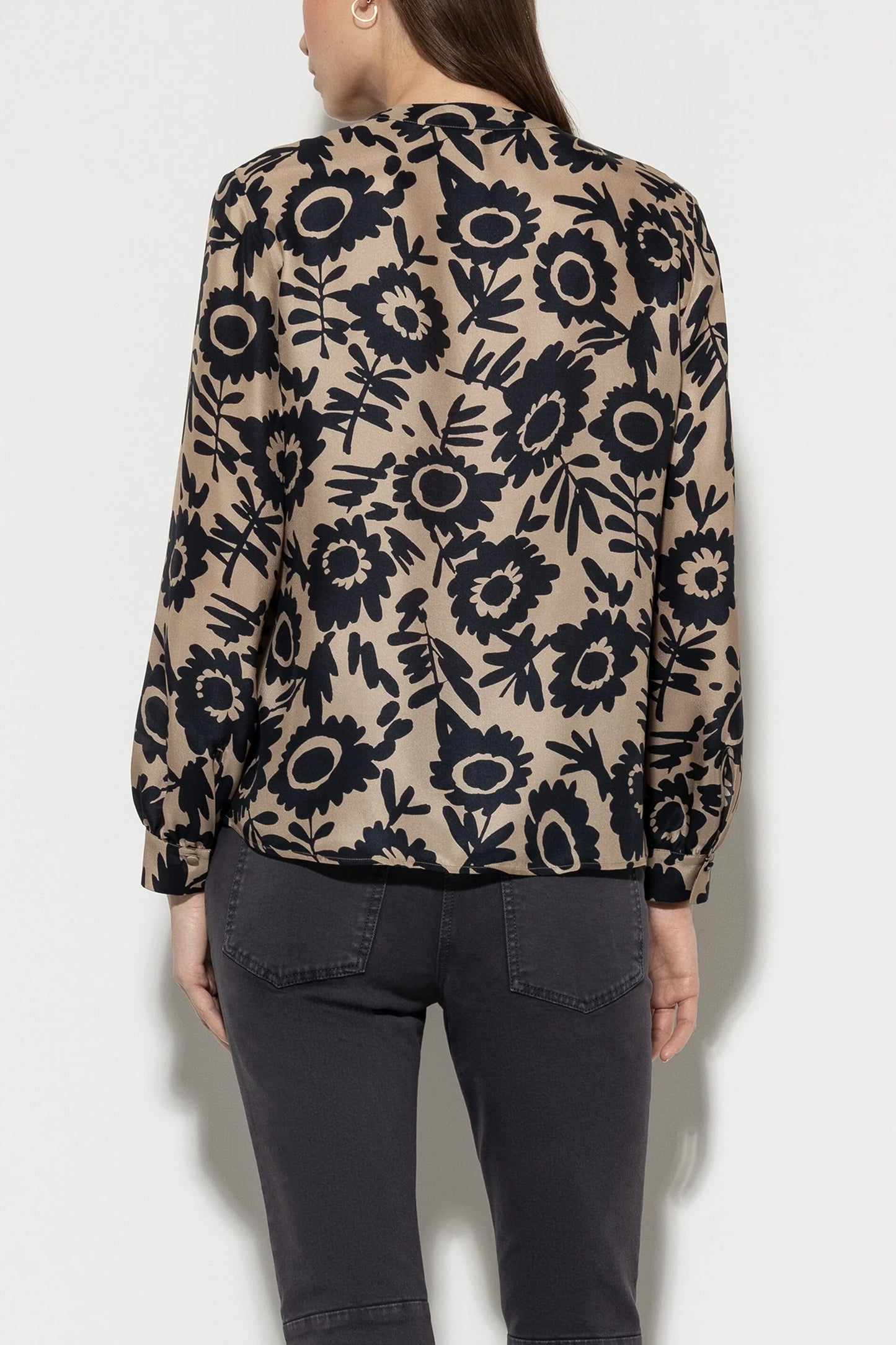 Luisa Cerano Silk Print Blouse