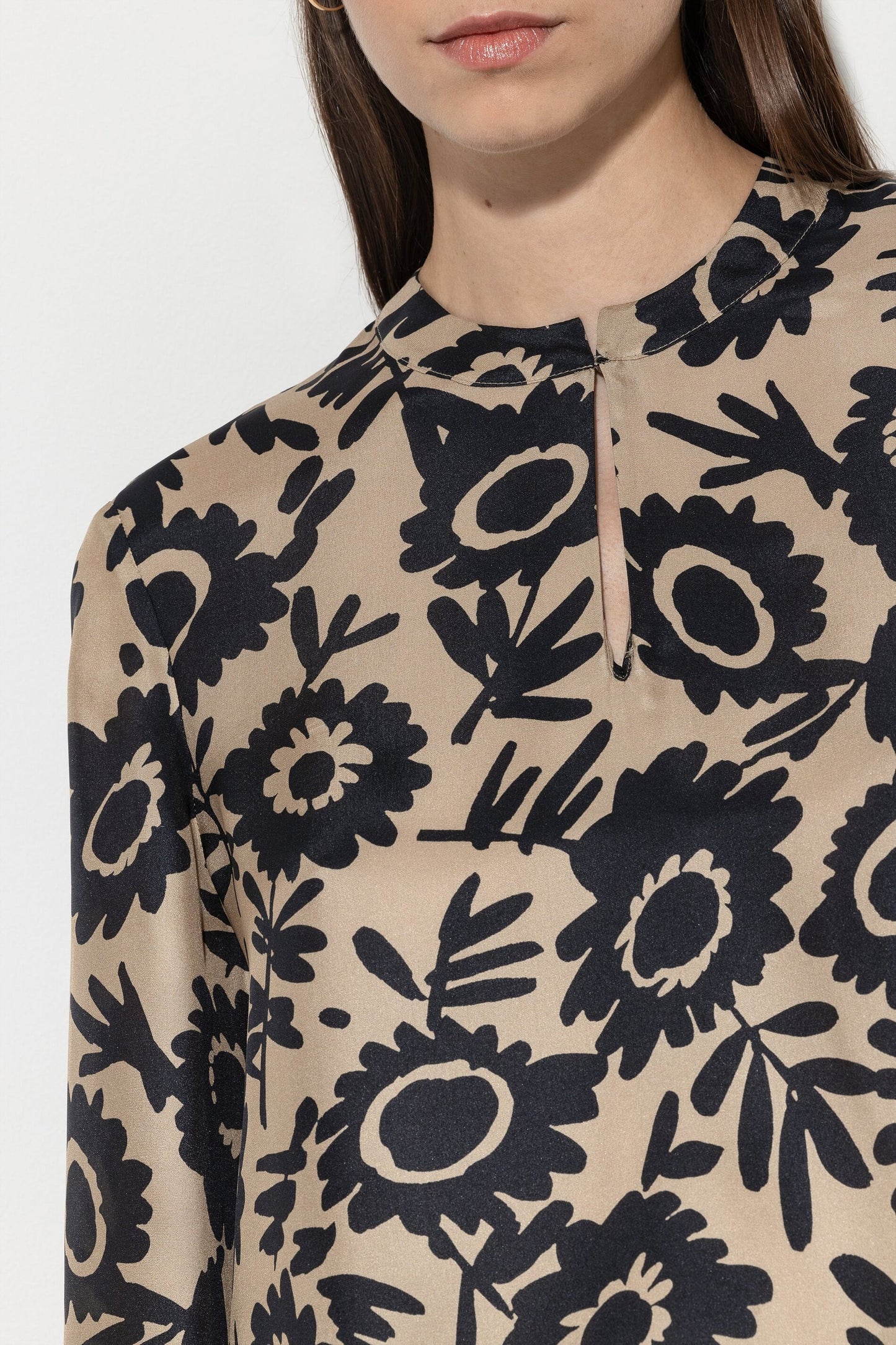 Luisa Cerano Silk Print Blouse