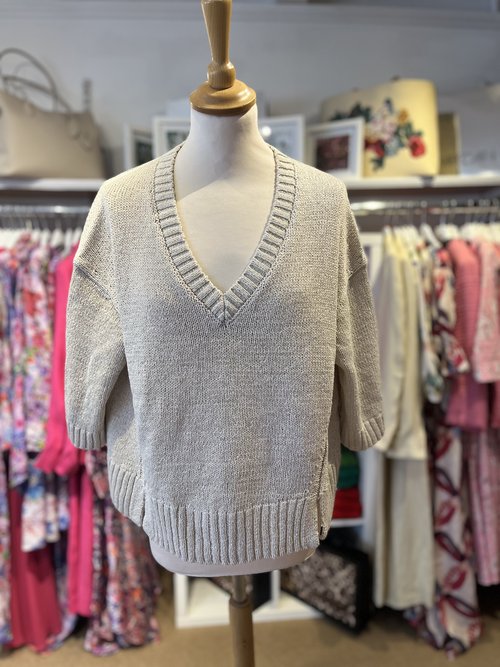 Oui Linen Blend Jumper