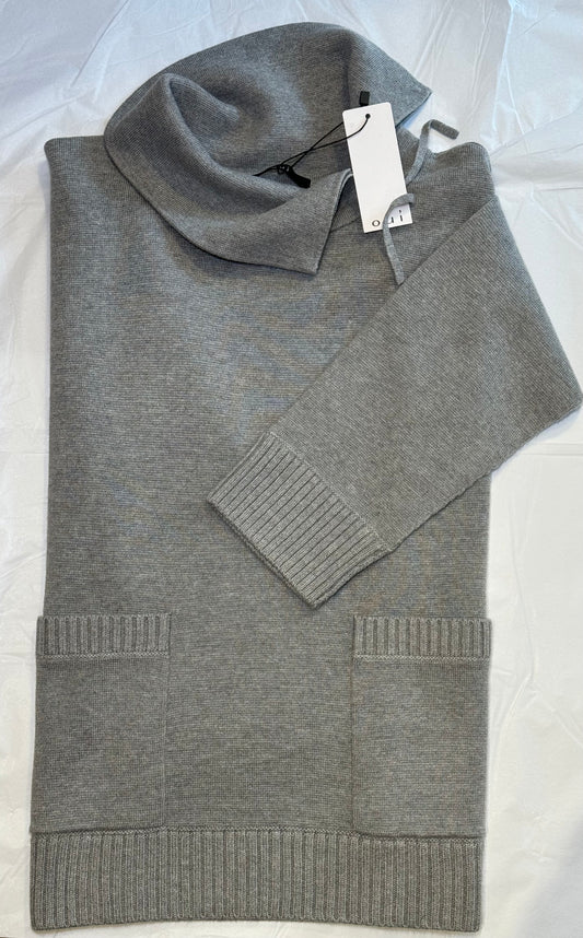 Oui Pullover Cotton Blend in Grey