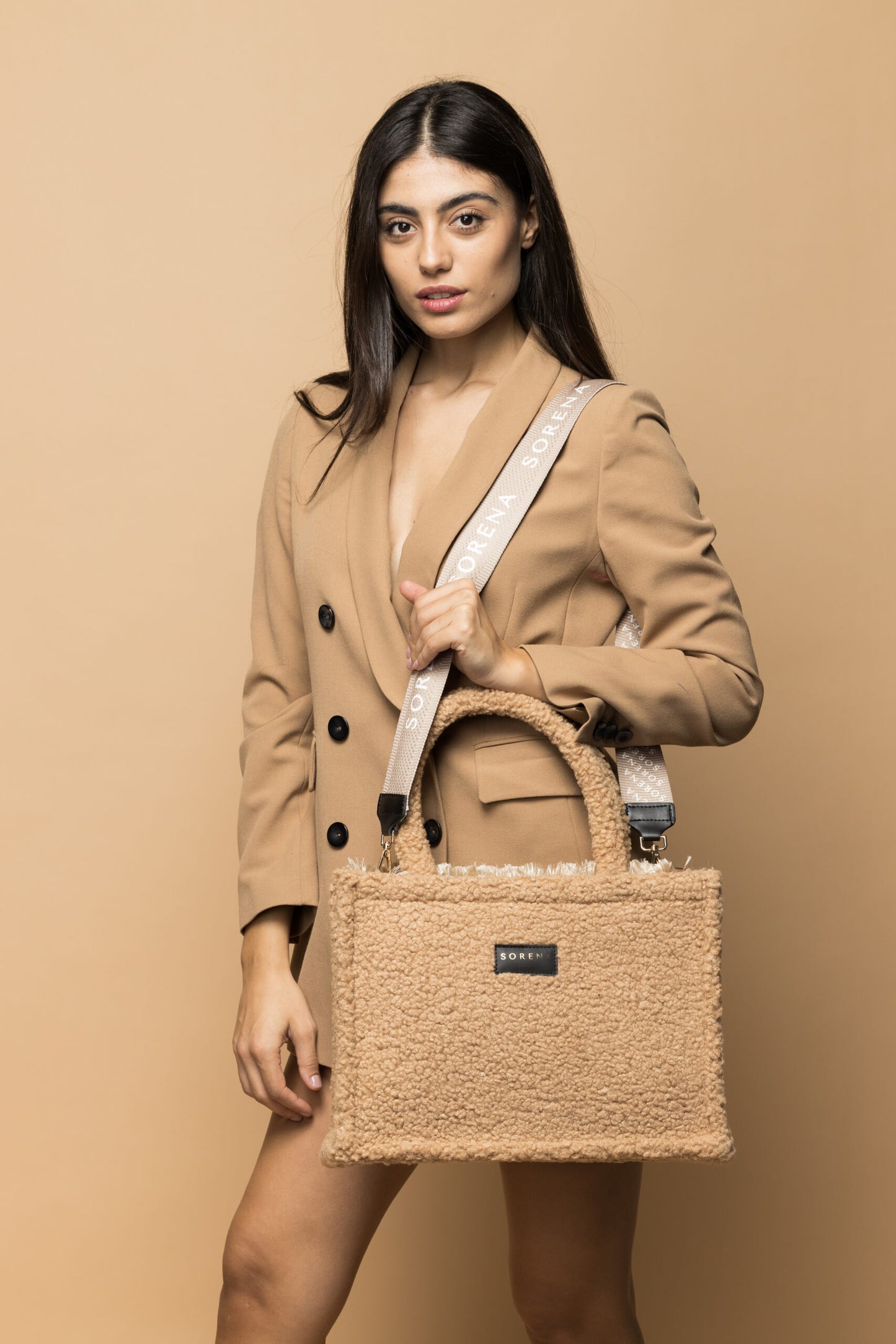 Sorena Teddy Honey Tote Bag