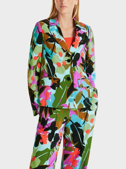 Marc Cain Colourful Leaf Blazer